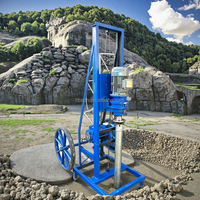 100m 150m Profondeur Portable 3KW 4KW Électrique Hydraulique Rotatif Forage Puits D'eau Machine De Forage