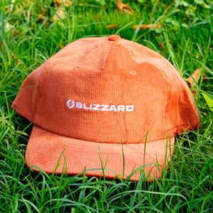 Corduroy Snapback Hats for Men Custom Embroidery logo 5 Panel Unstructured Caps - Product Image 2