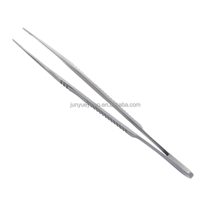 Gillies dişli diseksiyon forsepsi paslanmaz çelik manuel 12.5cm 0.8mm tıbbi - Product Image 4