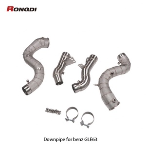 ท่อลงสแตนเลส 304 สำหรับ Mercedes Benz GLE63 W167 AMG 4.0T 2020+  ลดราคาพิเศษ ท่อไอเสียแบบตรง - Product Image 1