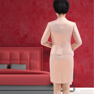Nouveau deux pièces <span class=keywords><strong>mère</strong></span> de la mariée robes avec veste genou longueur dentelle formelle haute qualité <span class=keywords><strong>mariage</strong></span> <span class=keywords><strong>marié</strong></span> <span class=keywords><strong>mère</strong></span> <span class=keywords><strong>robe</strong></span> - Product Image 3