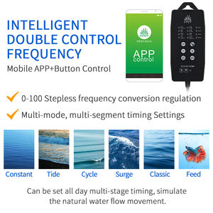 Controllo intelligente di conversione di frequenza in acciaio inox filtro secchio con filtro pompa esterno filtro per acquario - Product Image 2