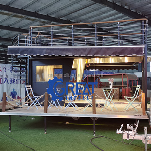 Camions mobiles de nourriture de camion de nourriture d'autobus de double Decker avec Deepfryers grand camion entièrement équipé de nourriture - Product Image 5