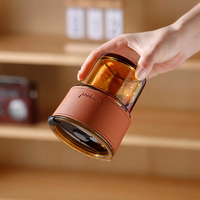 Logo personnalisé Cadeau Promotion Tasse en verre imprimé pour jus de fruits Café Eau potable Bouteille avec paille