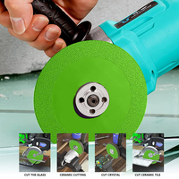 Disque de coupe diamanté ultra-mince de 105 mm (4 pouces) pour meuleuse d'angle, pour découpe à sec et humide du verre et de la céramique