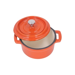 Casserole en <span class=keywords><strong>fonte</strong></span> émaillée avec couvercle, pot à soupe avec double poignée <span class=keywords><strong>pour</strong></span> braiser, rôtir, cuire le <span class=keywords><strong>pain</strong></span>, ustensiles de cuisine - Product Image 2
