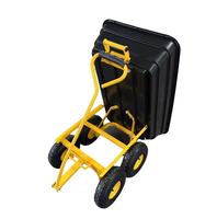 Chariot de jardin basculant, chariot utilitaire robuste à grande capacité pour la plage, la cour, la pelouse, provenant d'une usine OEM