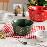 Vaisselle de Noël en gros : Assiettes, bols, tasses, logos OEM, ensembles de vaisselle de fête, cadeaux de Nouvel An, vaisselle pour la maison