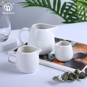 White Porcelain Oem Guangdong Factory <strong>Tea</strong> Coffee <strong>Small</strong> Ceramic Milk <strong>Pot</strong> with Handle - Product Image 2