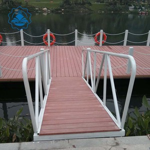 Bonne vente <span class=keywords><strong>Marina</strong></span> alliage d'aluminium ponton échelle de bateau système de quai à flotteur passerelle utilisée pour les fournitures en Chine - Product Image 3