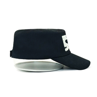 Gorra de béisbol tipo snapback de algodón puro con visera de perlas y cierre de velcro en la parte trasera