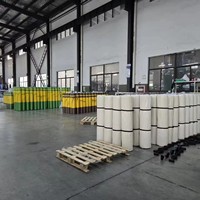 1.23*3000  Jaring Pembungkus Bal Bundar HDPE untuk Jerami dan Rumput Kering dengan Stabilisator UV Penuh  Pembungkus Silase Jerami Rumput Kering  Pembungkus Bal Bundar