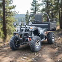 Quad agricole tout-terrain 200cc 4x4 pour adultes, moto tout-terrain, benne basculante de 1000 kg, ATV pour travaux agricoles
