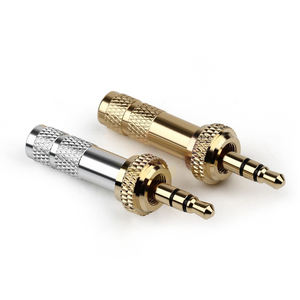 3,5 мм TRS аудио разъем 3,5 мм разъем аудио с фиксирующим винтом позолоченный стерео микрофон наушники - Product Image 6