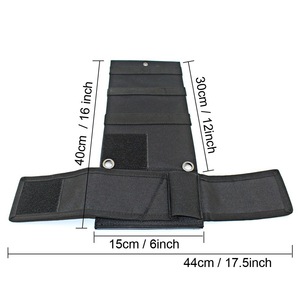 Chiến thuật giấu ghế xe Nệm Giường Bao da với dây kéo đóng cửa chất liệu nylon phong cách giản dị Hidden trường hợp & giữ Tạp Chí - Product Image 3