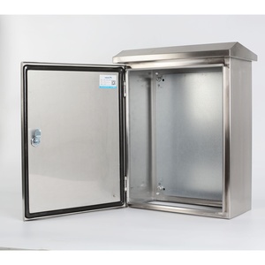 Boîtiers de distribution d'énergie intérieurs en acier laminé à froid, protection IP66, revêtement poudré, pour extérieur - Product Image 3