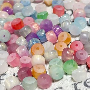 Resin Barrel Beads Drumstick Shape 8mm DIY Jewelry Making Materials For <b>Bracelet</b> Necklace Crafting - Product Image 1