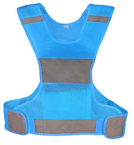 Gilet de sécurité réfléchissant en polyester PVC fluorescent haute visibilité personnalisable avec logo personnalisé certifié ANSI classe 1 EN 20471 - Product Image 6