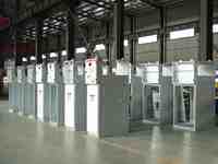 Armoire de distribution extérieure complète en acier galvanisé IP66 JP, personnalisée en usine, pour appareillage de commutation moyenne et haute tension (compensation, contrôle, terminaison, éclairage)