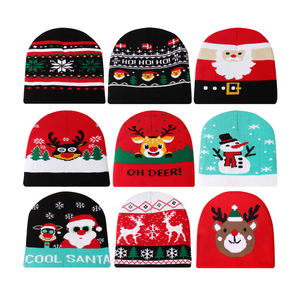 थोक वैपिटी सांटा क्लाकस फैशन y2k बीनी हैनरी क्रिसमस जैक्वार्ड पुरुषों के लिए - Product Image 2