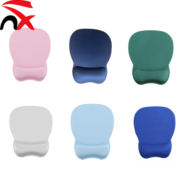 Wholesale Memory Foam Mouse Pad Wrist Rest Smooth Wrist Support Non-Slip Base Relief Comfortable Mouse Pads for Computer