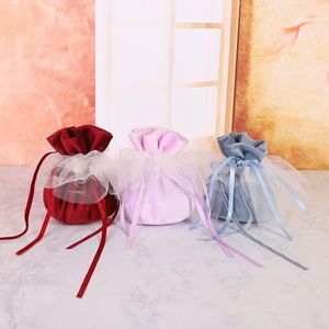 ถุงกำมะหยี่รีไซเคิลรักษ์โลกสำหรับใส่เครื่องประดับ เช่น นาฬิกา สร้อยคอ แหวน อัญมณี แว่นตา พร้อมสกรีนโลโก้ได้ - Product Image 6
