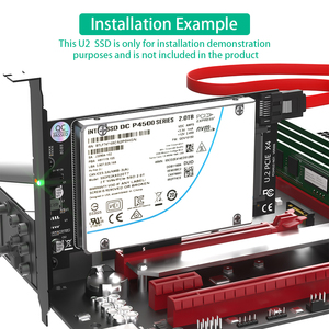 <span class=keywords><strong>Pci</strong></span>-<span class=keywords><strong>E</strong></span> Riser 3.0 4X Để U.2 SFF-8639 Adapter Pcie U.2 <span class=keywords><strong>SSD</strong></span> Để <span class=keywords><strong>PCI</strong></span> Express Thẻ Hỗ Trợ U.2 <span class=keywords><strong>SSD</strong></span> 2.5 "<span class=keywords><strong>SATA</strong></span> <span class=keywords><strong>SSD</strong></span> Để <span class=keywords><strong>Pci</strong></span>-<span class=keywords><strong>E</strong></span> X4 Riser Thẻ - Product Image 5