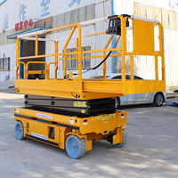 Plateforme élévatrice à ciseaux hydraulique électrique avec une hauteur de plateforme maximale de 6 m et une capacité de 450 kg