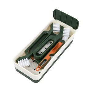 Brosses de nettoyage ménagères portatives <span class=keywords><strong>pour</strong></span> fenêtres, rails de porte, <span class=keywords><strong>carrelage</strong></span>, comptoir de cuisine, essuie-glace polyvalent <span class=keywords><strong>pour</strong></span> le nettoyage des rainures et des espaces restreints - Product Image 1