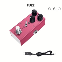 Pédale de Guitare Mini Overdrive Delay Reverb Stompbox Effets Électriques Matériau Celluloïde Durable Vente en Gros OEM