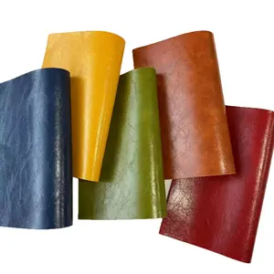 新デザイン刺繍PVC合成皮革カスタマイズ合成皮革ロール素材