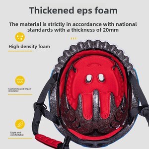Casque Demi-Coque Personnalisable pour Enfants et Jeunes, Motif Requin de Dessin Animé, pour Vélos, Trottinettes, Patins à Roulettes, Vélos d'Équilibre, Toutes Saisons - Product Image 5