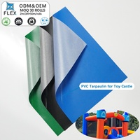 Bâche en tissu tissé enduit de PVC ignifuge haute résistance FLFX, imperméable et durable, pour château gonflable