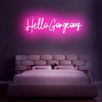 Enseigne lumineuse personnalisée Indoor Mountain Sunset LED Neon Signs Décoration murale Logo 3D Room LED Neon Lights