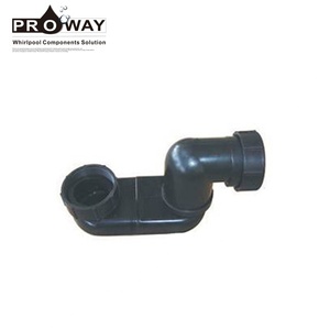 PROWAY <span class=keywords><strong>Siphon</strong></span> <span class=keywords><strong>de</strong></span> vidange moderne noir pour salle <span class=keywords><strong>de</strong></span> bain, douche, <span class=keywords><strong>baignoire</strong></span>, en plastique poli, avec bouteille <span class=keywords><strong>de</strong></span> vidange - Product Image 2