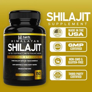 Capsules de Shilajit pur de l'Himalaya, marque privée OEM, acide fulvique, minéraux essentiels, efficaces contre la fatigue. - Product Image 3
