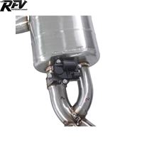 Silencieux d'échappement REV Catback pour Audi A3 2.0T Quattro 2014~2023, système d'échappement à valve électrique pour voiture, fabriqué en tuyau SUS304
