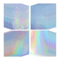 Autocollant à Effets Spéciaux en Argent PET, Autocollant Brillant Imperméable pour Bougies, Cosmétiques et Emballages de Produits