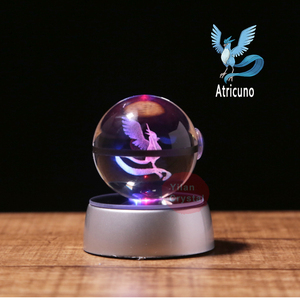 ของเล่นโปเกบอลการ์ตูน โปเกบอลโก อาร์ติคูโน ของสะสมคริสตัลโปเกบอล - Product Image 5