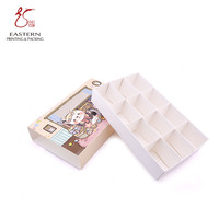 Emballage de manches de sous-vêtements boîtes coulissantes boîte en carton de papier d'encre de soja chaussettes de bébé boîte-cadeau pliable