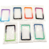 Étuis Porte-Cartes de Visite Holographiques Multicolores en TPU Anti-RFID avec Logo 35pt, Style Tendance, Souples et Flexibles, Sans Fermeture