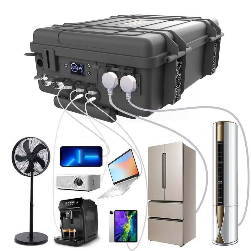 Outdoor emergency power supply multifunctional mobile