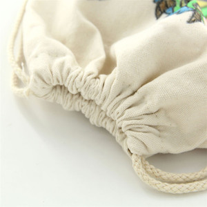 Ba Lô Dây Rút Vải Cotton Tùy Chỉnh Cho Trẻ Em Túi Dây Tập Gym Vải Bố Vẽ Tranh Tự Làm Cho Trẻ Em - Product Image 6