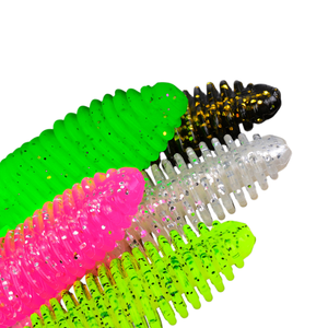 Leurre souple <span class=keywords><strong>le</strong></span> plus vendu, 9 cm, 5 g, en forme de ver à trois queues et feuilles plates, 8 pièces par sachet, 5 couleurs, <span class=keywords><strong>pour</strong></span> la pêche en eau douce (bar, brochet, carpe), sans hameçons - Product Image 4