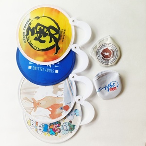 Customized Multi Color Portable Folding Hand <b>Fan</b> Outdoor <b>Flying</b> Disc QYL Brand 20cm Diameter Nylon/Polyester - Product Image 6