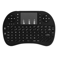 I8 Keyboard Nirkabel Mini 3 Warna 2.4G Hitam Android Usb Kotak Nirkabel Unit Gaya Baterai