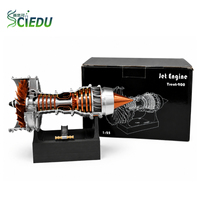 Modèle de moteur turbofan d'aviation SCIEDU, fonctionnant électriquement et à vitesse réglable