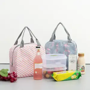 Bestwill Offre Spéciale amélioré logo personnalisé toile tyvek dames durable lisse fermeture à glissière boîte à lunch enfants sac à lunch