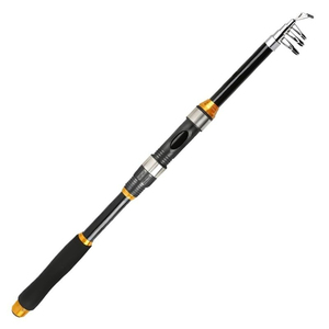 Canne à pêche télescopique en fibre de carbone FRP rigide pour la pêche à la carpe, 2,1 m - 3,6 m - Product Image 3