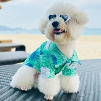 T-shirt respirant pour chien, style Hawaï, XS-XXL, accessoire d'été pour chiens de petite et moyenne taille